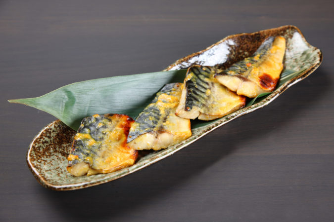 鯖の西京味噌漬け焼き